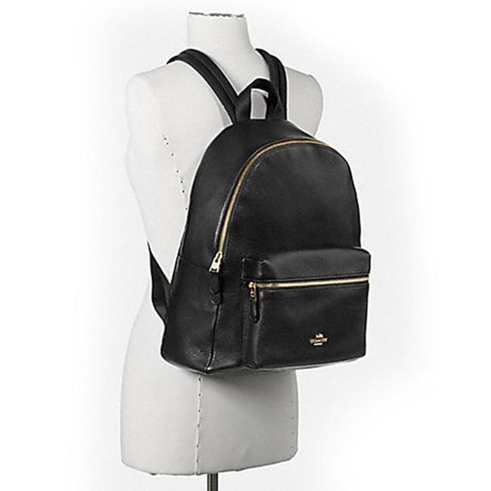 Coach Leather Backpack